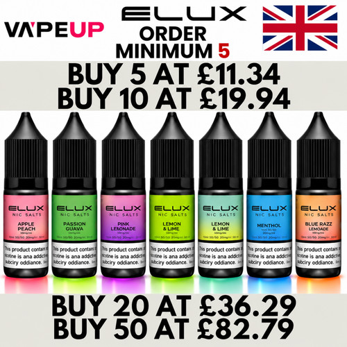 Elux nic salt 10ml - vape, juice