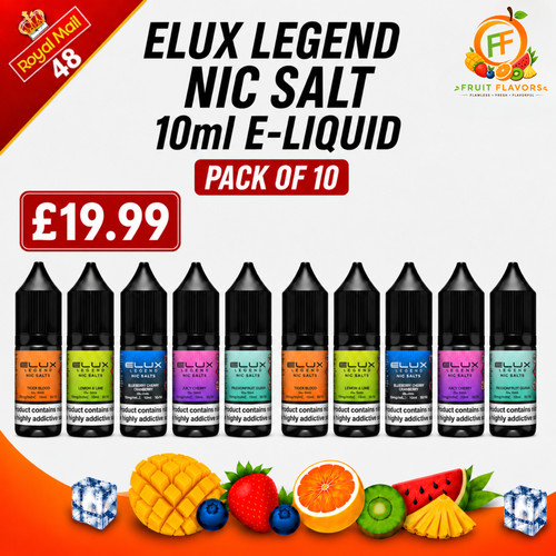 Elux nic salt 10ml 20mg - salt,