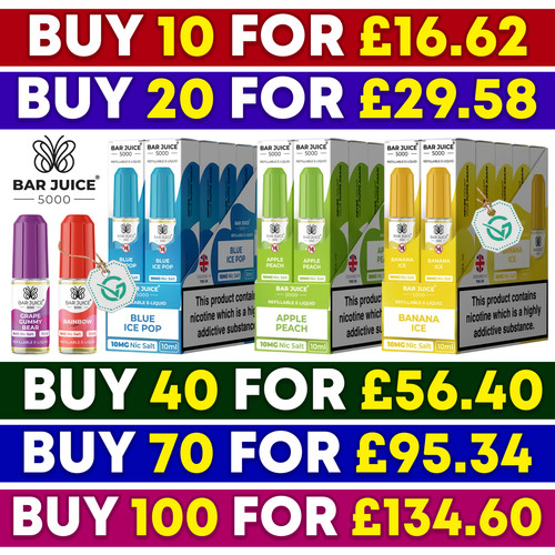 Bar juice 5000 nic salt - juice,