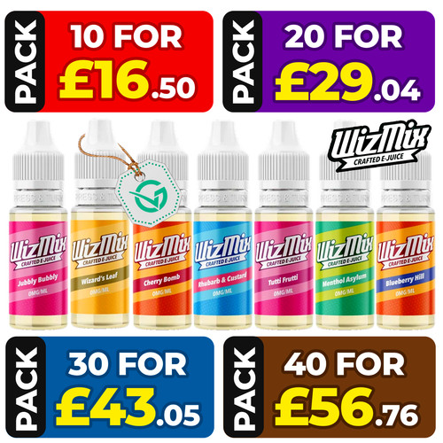 Wizmix vape liquid - wizmix, 10x10ml