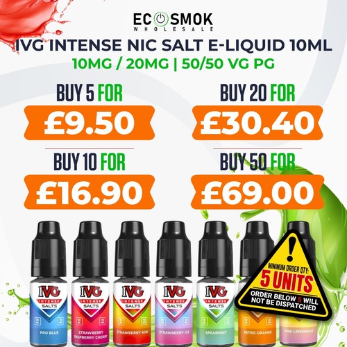 Ivg intense nic salt liquid - ivg,
