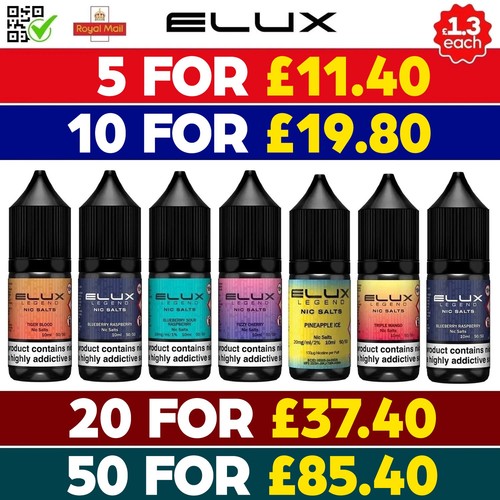 Elux nic salt 10ml - salt, liquid