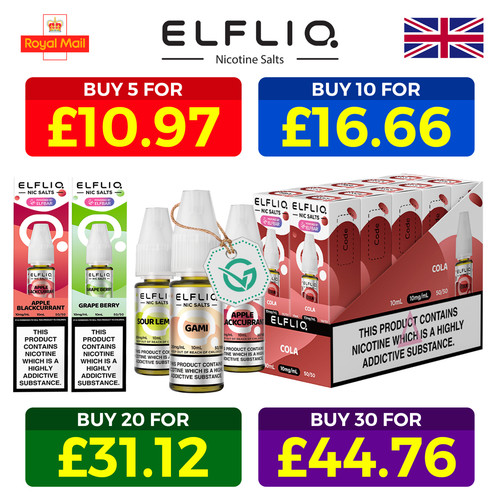 Elfliq nic salt - salt, e