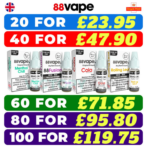 Vape 10ml liquid - 88, e