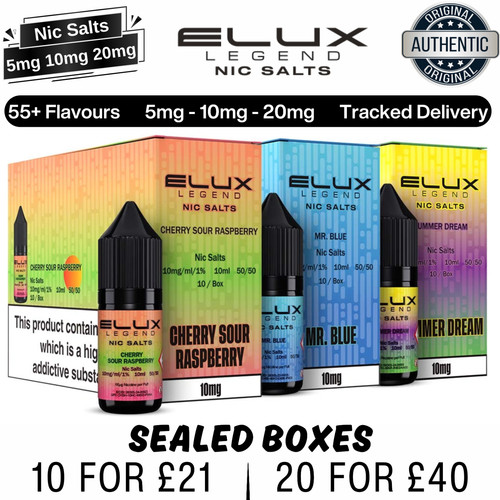Elux nic salt liquid 5mg - salt,