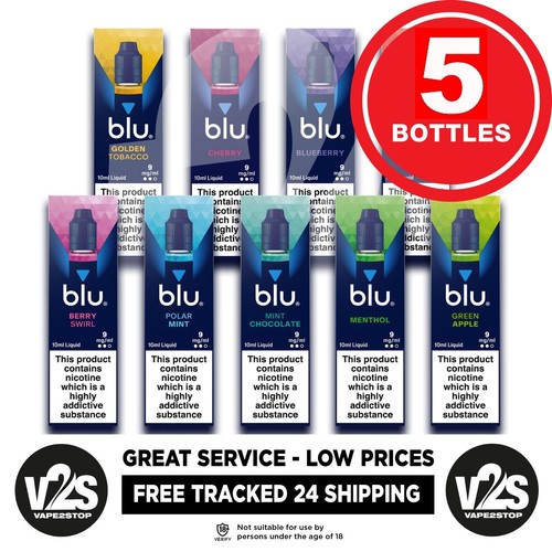 Blu liquid 5x10ml vape - blu, e