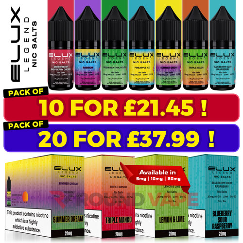 Elux nic salt - elux, 10ml
