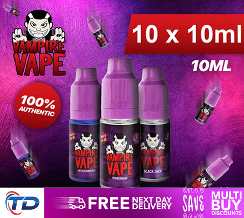 Vampire vape liquid 10x10ml - vampire,