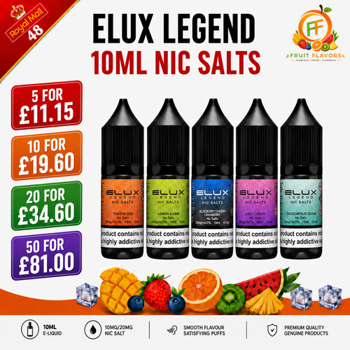 Elux nic salt liquid - e,