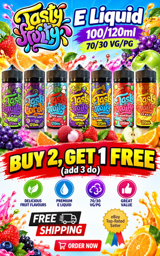 Tasty fruity vape liquid - tasty, e