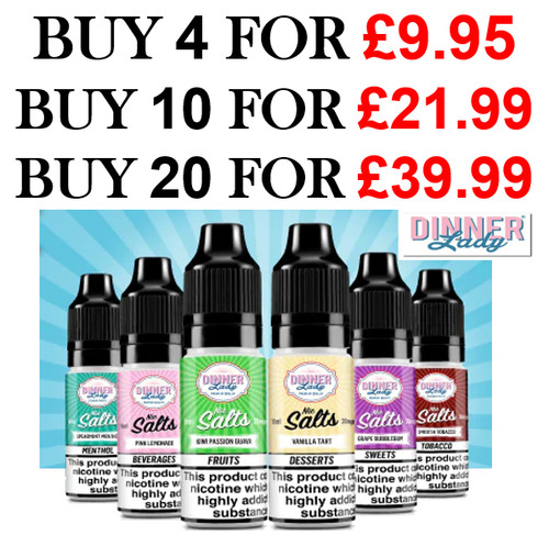 Dinner lady nic salt 10mg - nic,