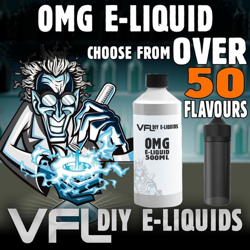Liquid vape juice - 500ml, 0mg