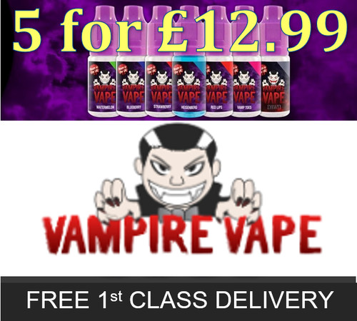 Vampire vape liquid 5x10ml - vampire, *5x10ml