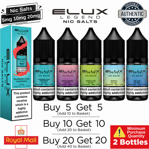 Elux nic salt 10ml liquid - elux, e